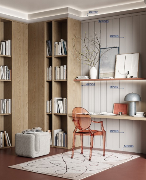 Панель RP017, 156х12, 2800мм, Экополимер/9